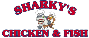 Sharky's Chicken and Fish Logo